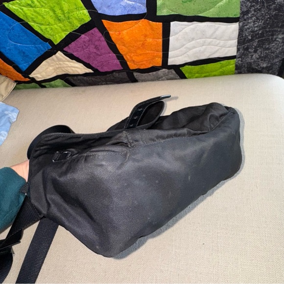 Prada Tessuto Nylon Crossbody Bag Black - Picture 8 of 8
